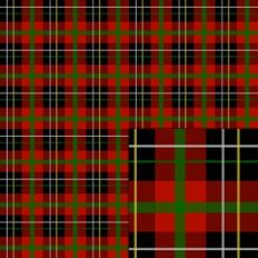 tartan red black green yellow white pattern