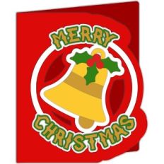 bell merry christmas card