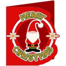 gnome merry christmas card