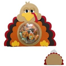 Turkey Dome Candy Holder Card Pull Tab