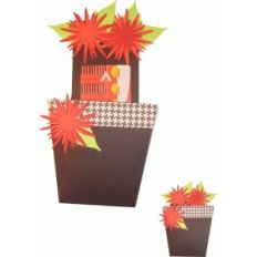 flower pot gift card holder