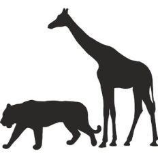 Jungle Party - Giraffe and Tiger