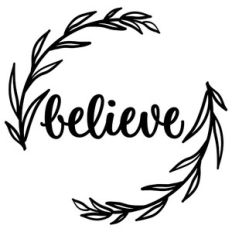 Believe Ornament