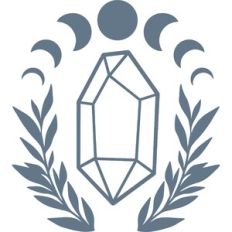 crystal with moon phases