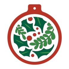 Holly Fantasy - gift tag