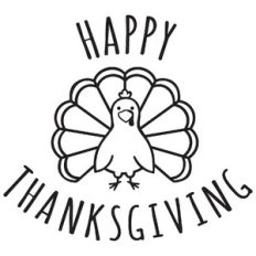 happy thanksgiving turkey