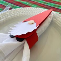 Scandinavian Christmas Gnome Napkin Ring