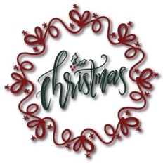 christmas bow frame