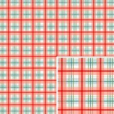 Red and Green Plaid Pattern