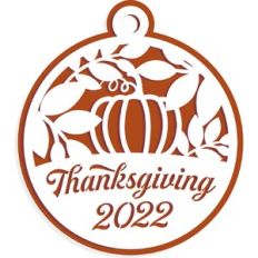 Thanksgiving Gift Tag Ornament