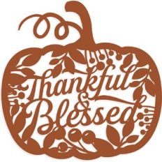 Thankful and Blessed Pumpkin