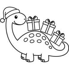 Santa Dinosaur
