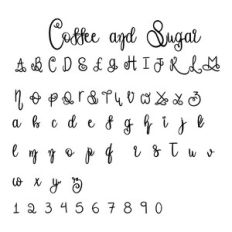 Coffee and Sugar Script Font