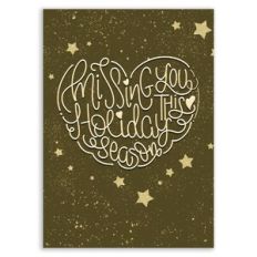 Missing You This Holiday Season - Christmas Card