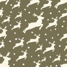 Reindeer Christmas Printable Pattern