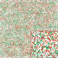 Christmas mini splatter pattern