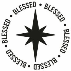 Blessed Christmas Star Word Circle
