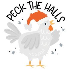 Peck the halls