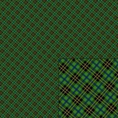 tartan green black yellow blue diagonal pattern