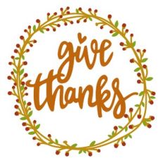 Give Thanks Fall Wreath