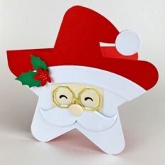 Star Santa Card
