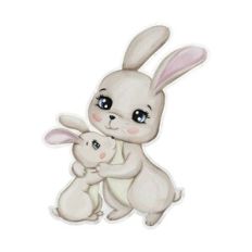 Bunny mom and baby