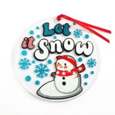 Let it Snow Snowman Ornament