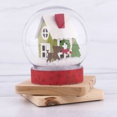 Miniature Christmas House For Snowglobe