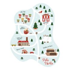 Mapa Pueblo Papá Noel