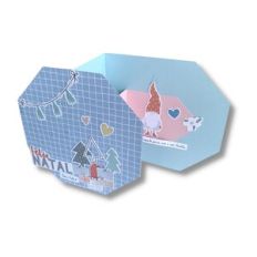 Z FOLD HEXAGONAL CARD