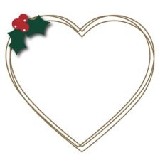 holiday heart wire frame