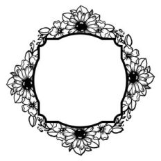Sunflower Wreath Or Frame