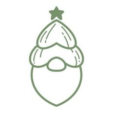 Christmas Gnome with Tree Hat