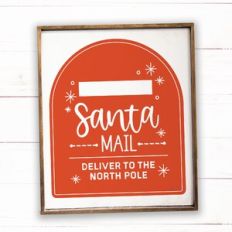 Modern Santa Mailbox