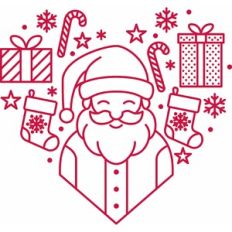 Christmas Icon Heart