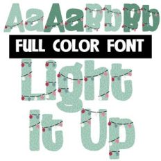 LIght It Up Color Font