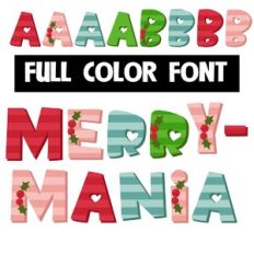 Merry-mania Color Font