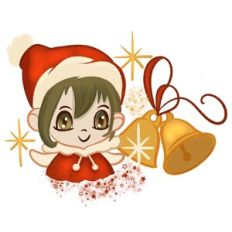 Cute baby Santa Sublimation Design