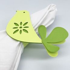 Scandinavian Style Bird Napkin Ring