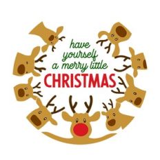 Have Your Self A Merry Little Christmas With Reindeers
