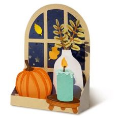 Fall window box card