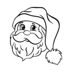 Santa's face
