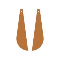 Long Earring Template, Faux Leather Earrings