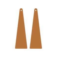 Long Earring Template, Faux Leather Earrings