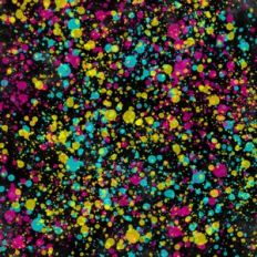 reverse splatter pattern