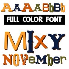 Mixy November Color Font