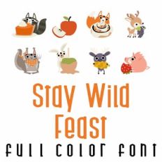 Stay Wild Feast Full Color Font