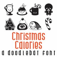 Christmas Calories Doodlebat Font