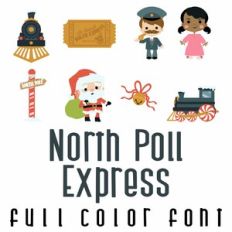 North Pole Express Full Color Font