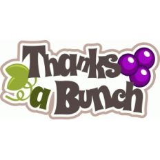 thanks a bunch title/phrase